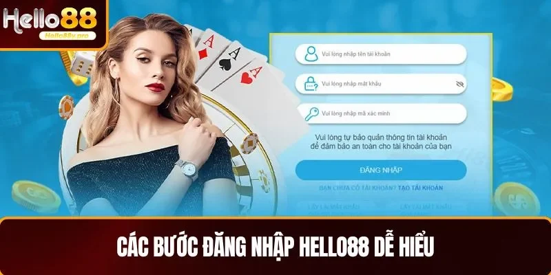 Chi tiết các bước đăng nhập HELLO88 dễ hiểu nhất