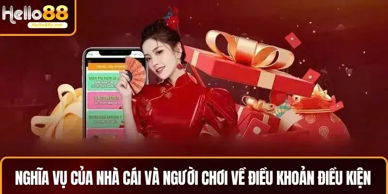 Nghĩa vụ của nhà cái và người chơi về điều khoản điều kiện