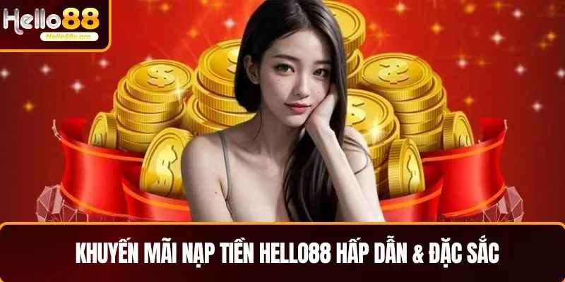 Khuyến mãi nạp tiền HELLO88  hấp dẫn & đặc sắc
