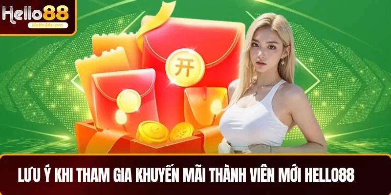 Lưu ý khi tham gia khuyến mãi thành viên mới HELLO88